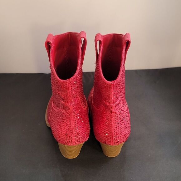 BRAND NEW FOREVER RIVER RHINESTONE WESTERN BOOTIES R3 - Picture 8 of 16